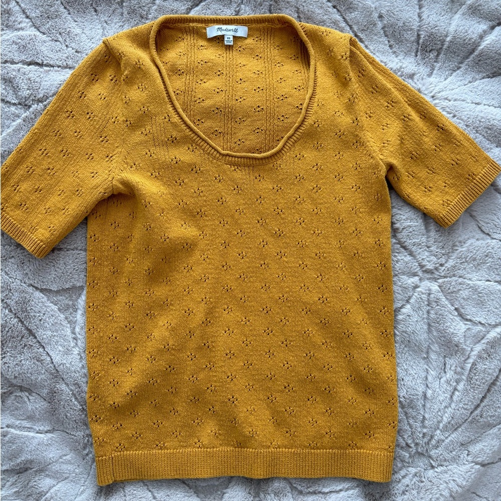 Madewell mustard top